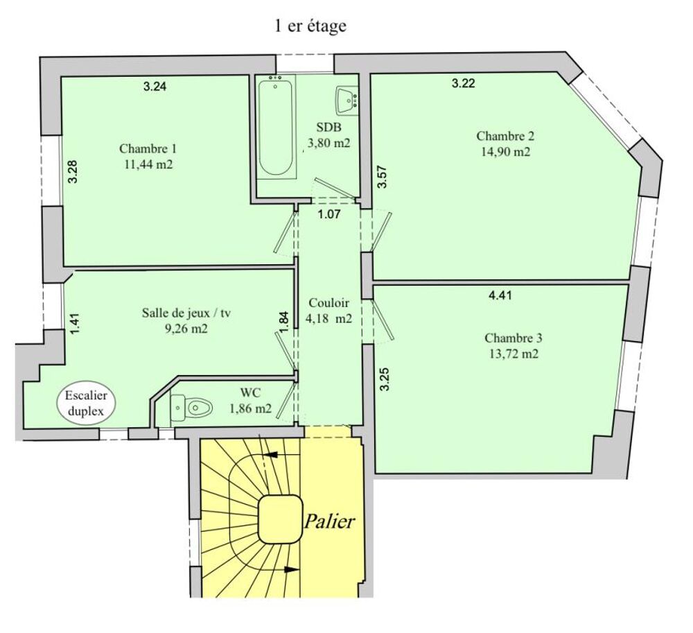 � vendre  Duplex/triplex Saint-Cloud (92210)
