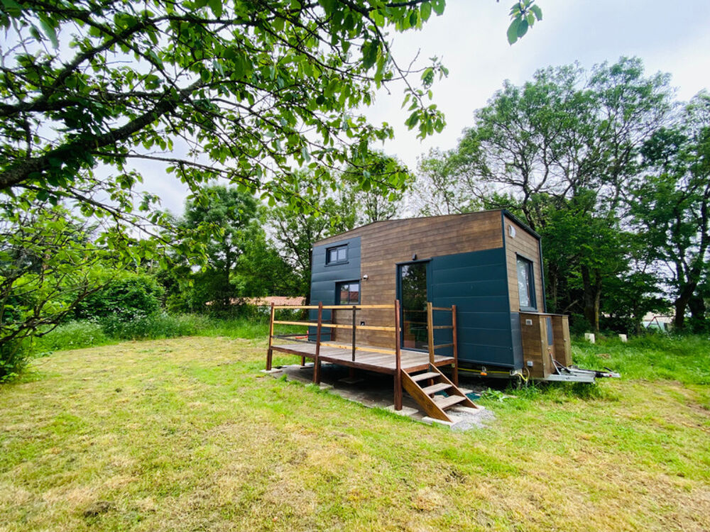 LAIROUX (85400) RARISSIME 20 MIN DES PLAGES ADORABLE TINY HOUSE 4 COUCHAGES SUR 516 M² VIABILISES CLOS