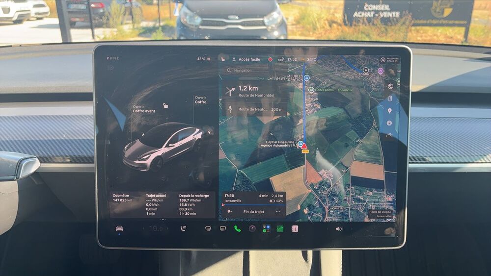 Model 3 283 RWD Standard Range Plus 2021 occasion 76230 Isneauville