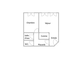  Appartement � vendre 2 pi�ces 45 m�