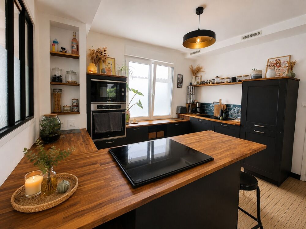 PONT-AVEN  Maison familiale rénovée, pensée pour évoluer jusquà 5 chambres