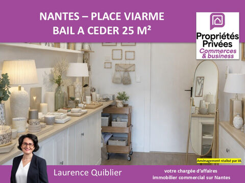 NANTES - VIARME - BAIL A CEDER, LOCAL COMMERCIAL 25 m&sup2; 18000 44000 Nantes