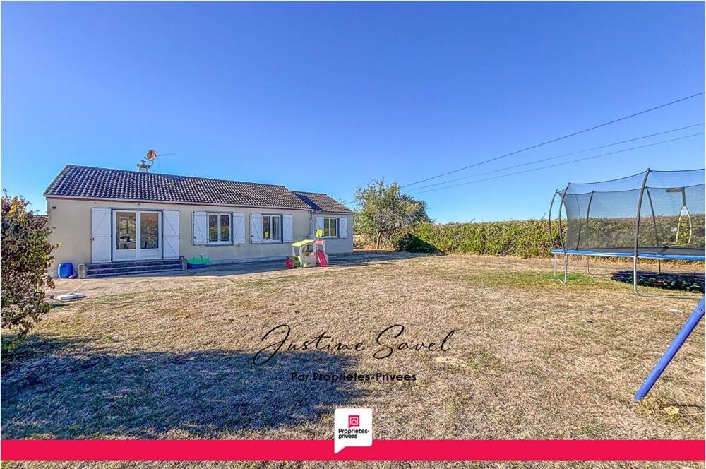 Méreau - Maison 5 pièces 102 m2 - Terrain 2280m2