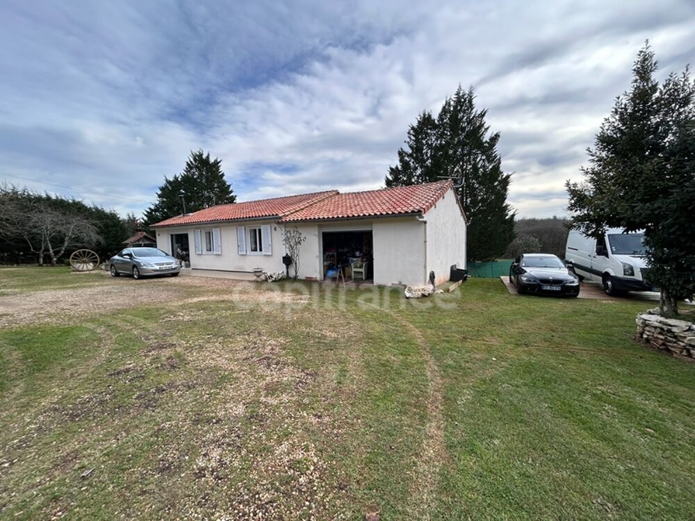 Dpt Dordogne (24), à vendre SAINT JORY LAS BLOUX maison P4 de 127 m² - Terrain de 3 670,00 m² - Plain pied