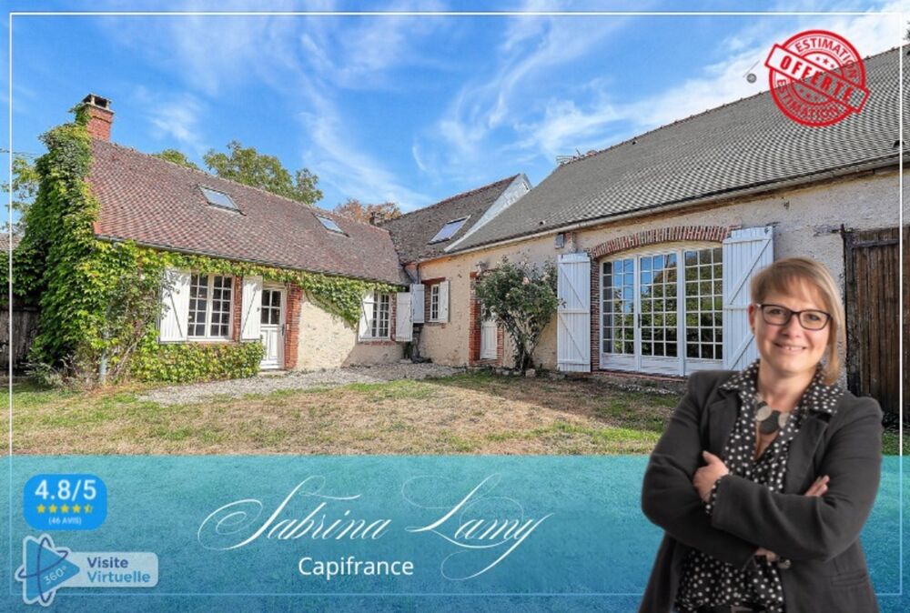 Vente Maison MAISON DE CAMPAGNE DE CARACTÈRE – 201M² – BEAUX VOLUMES – 5 CHAMBRES – TERRAIN 898 M² – FROMENTIÈRES Fromentieres