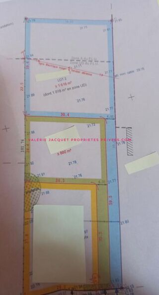  Terrain  vendre 880 m