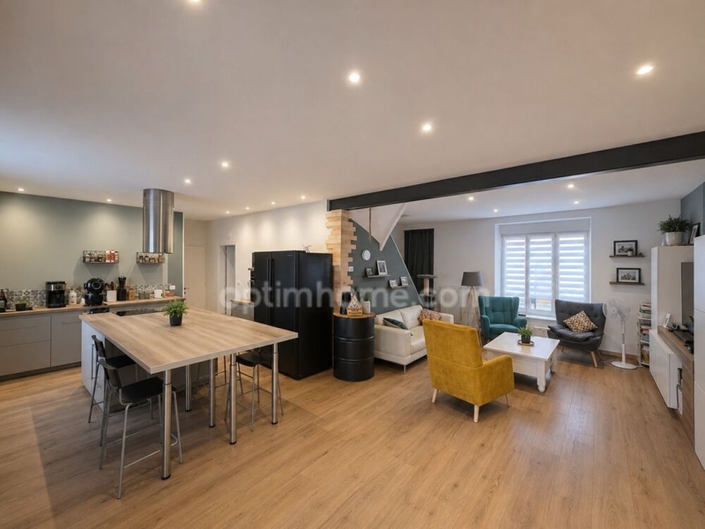 Maison rénovée à vendre 4 chambres, jardin, piscine et dépendance à BRAS SUR MEUSE