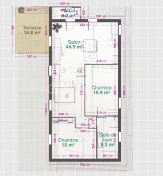  Appartement � vendre 4 pi�ces 85 m�