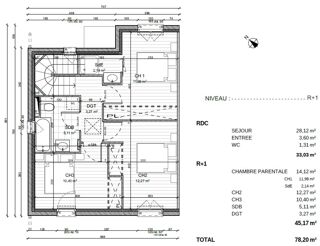  Maison � vendre 4 pi�ces 78 m�