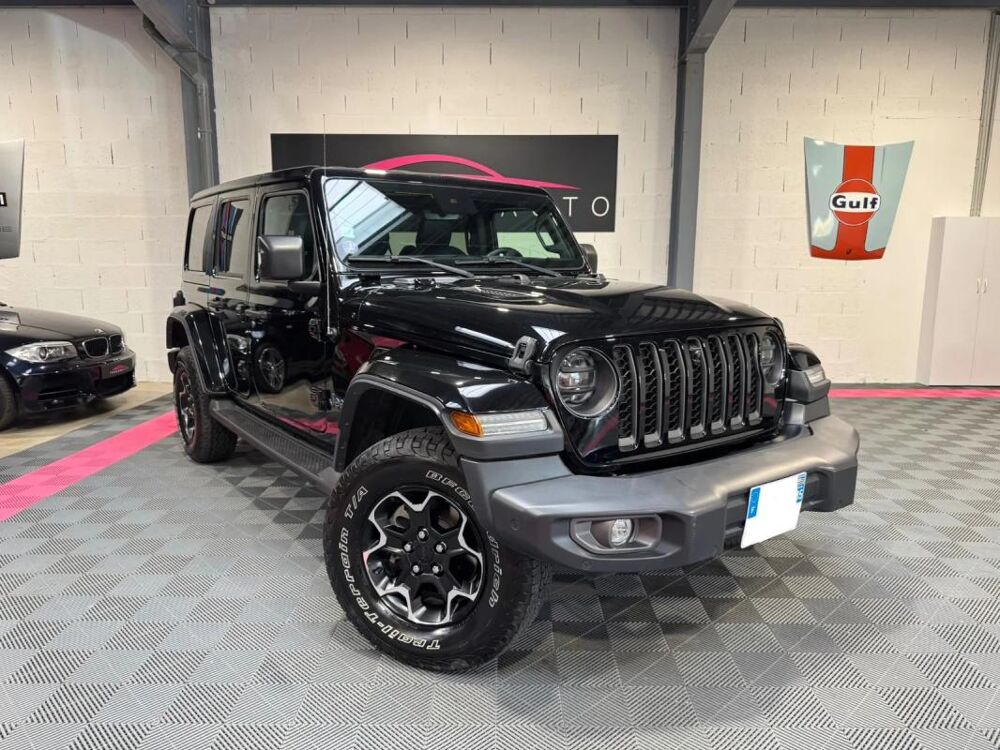 Wrangler Unlimited 4xe 2.0 l T 380 ch PHEV 4x4 BVA8 Rubicon 2022 occasion 35520 La Chapelle Des Fougeretz