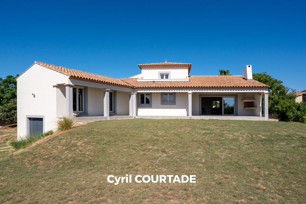 Villeneuve-Lès-Maguelone  Maison avec vue Exceptionnelle de 200 M²  Terrain 1 935 M²  Sous-Sol 110 M²
