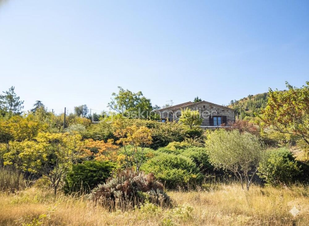Vente Maison SUD ARDÈCHE - LES VANS : MAISON TRADITIONNELLE AVEC VUE PANORAMIQUE ET DOUBLE LOGEMENT Les vans