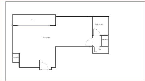  Appartement � louer 1 pi�ce 40 m�