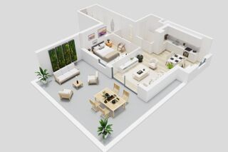  Appartement � vendre 3 pi�ces 71 m�