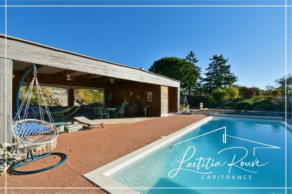 Demeure dexception en pierre 370 m² habitable, Piscine, Pool house, Dépendances, Parc 3 ha avec lac À 25 min dAgen