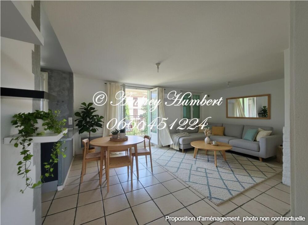 EXCLUSIVITE, MANOSQUE, BEL APPARTEMENT avec balcon, loggia et vue dégagée, 3/4 pièces de 67 m2 quartier et vue Mont d'Or