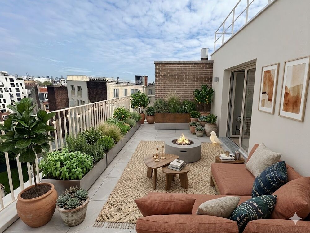 TERRASSES ET ROOFTOP PANORAMIQUES EN PIED DE METRO - UN BIJOU EN DERNIERS ÉTAGES 