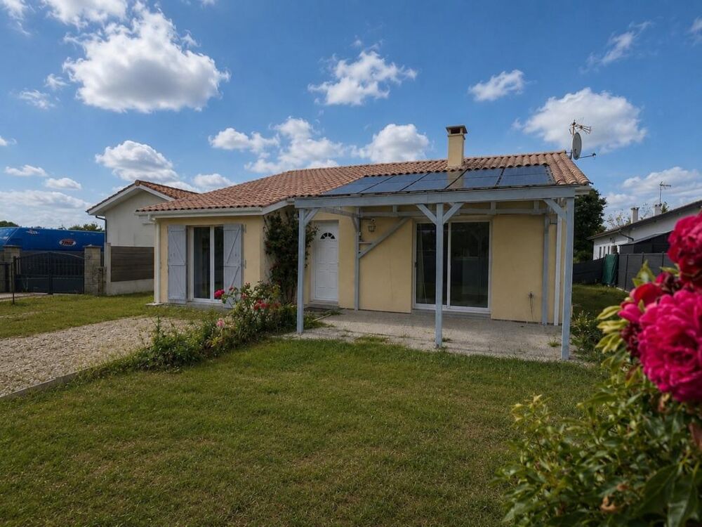 Vente Maison Moulis-en-Médoc – Plain-pied en parfait état, 3 chambres, cuisine neuve et climatisation Moulis en medoc