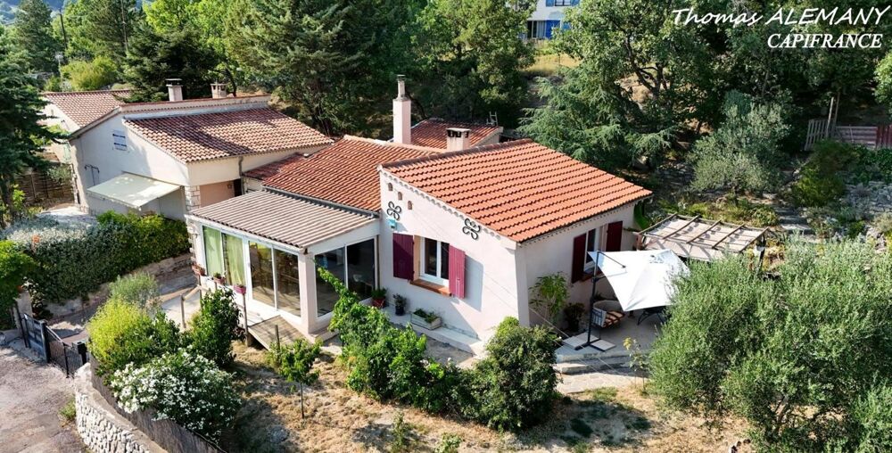 Vente Maison MIRABEAU (04) – Maison de plain-pied – 3 chambres – Véranda – Garage – Terrain 606 m² – Plein Sud Mirabeau