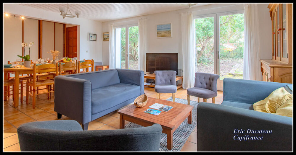 Maison à vendre 6 pièces CAP FERRET (33) 112 m² , 400 m plage, sans travaux calme residentiel verdoyant