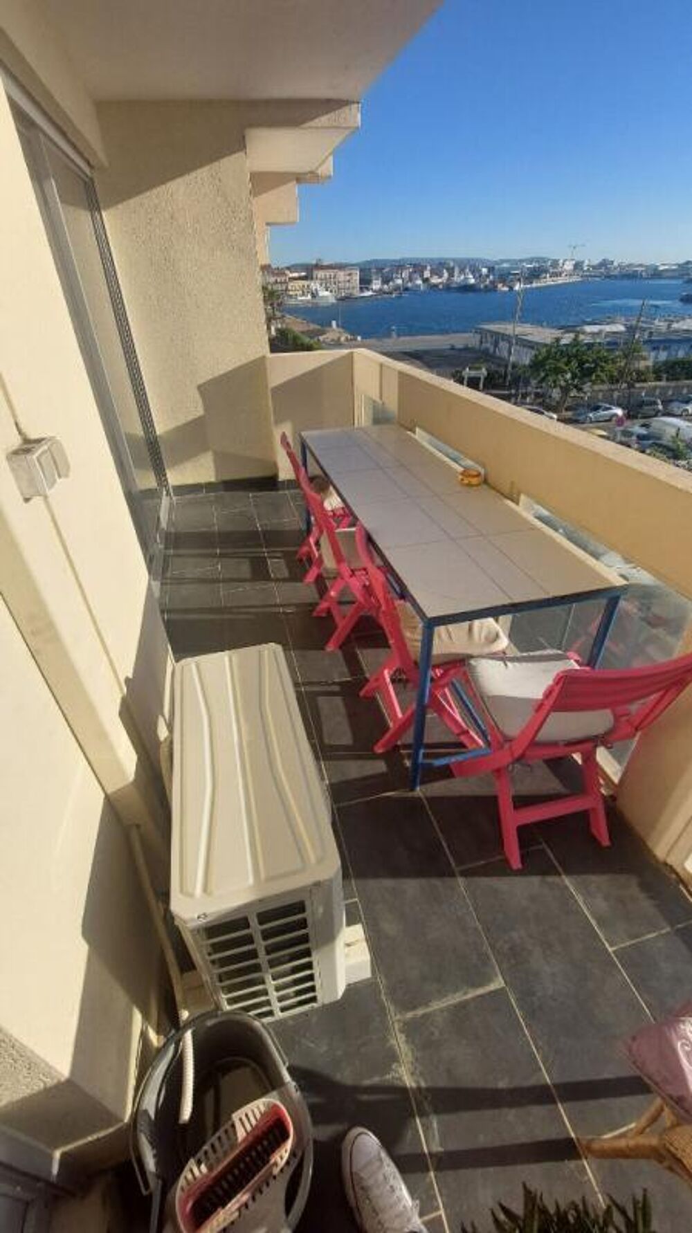 Vente Appartement Studio 36 m² avec vue panoramique sur la mer et le port Sete