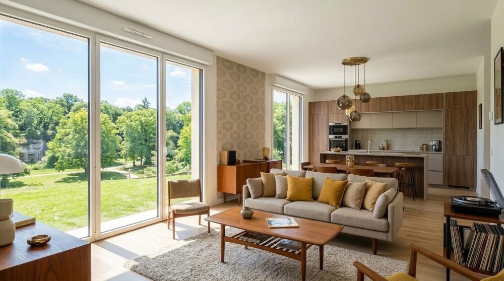 - BELLE MAISON avec JARDIN PRIVATIF, GARAGE, PROCHE BUS -