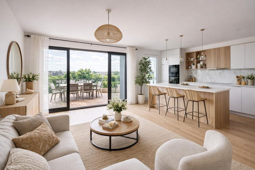 Vente Appartement **RARE T3 DERNIER ETAGE avec TERRASSE + PARKINGS + CAVE à 300m GARE** Meudon