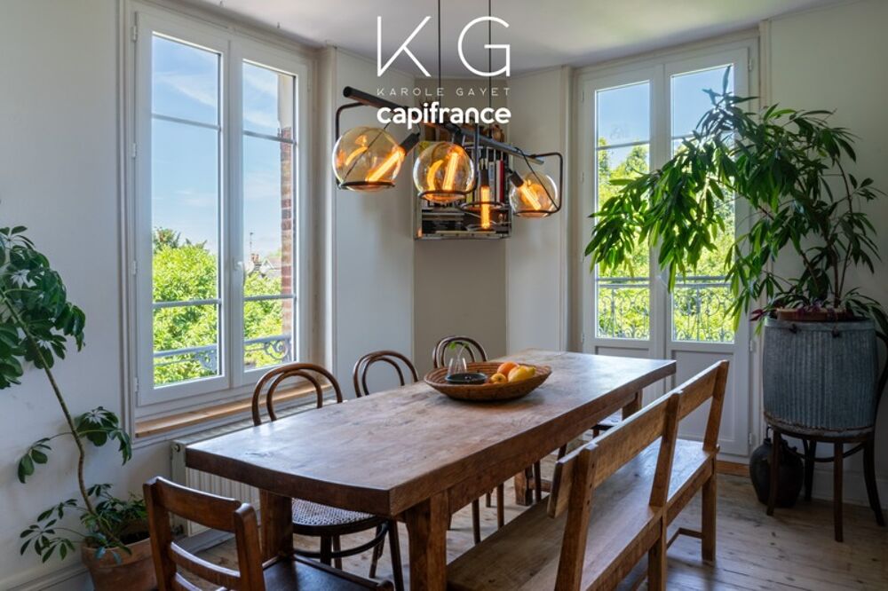 Proche Honfleur très belle maison de maître à vendre 232 m², 5 chambres, jardin clos et arboré de 1 539 m²