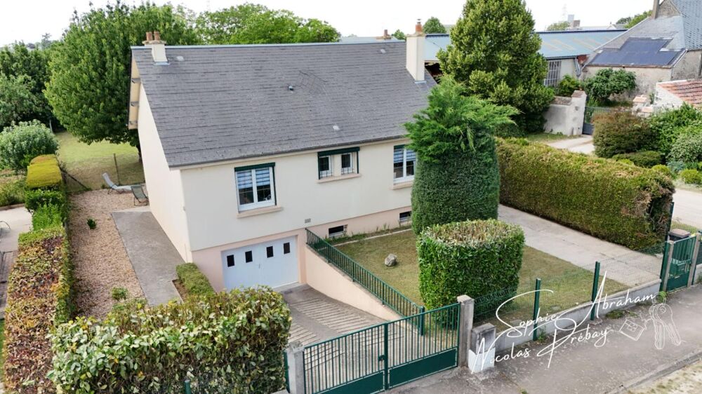 Maison 3 pièces avec sous-sol et grand jardin à Toury