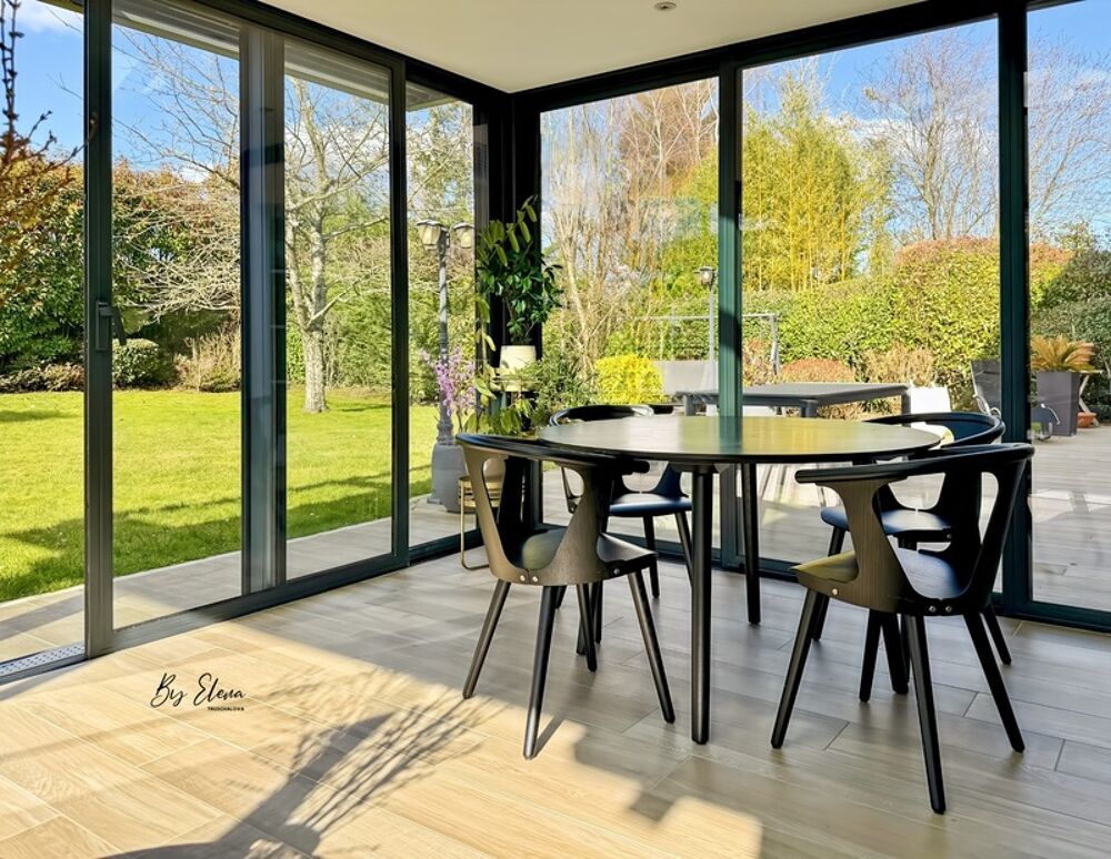 Villa Kaufman & Broad 190 m², véranda haut de gamme  Bussy-Saint-Georges (77600)  grand jardin paysager sans vis-à-vis  Seine
