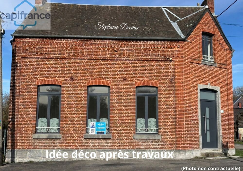 ?A VENDRE : Charmante maison thierachienne aux supers volumes ! 4 chambres - 8 pièces - 175 m²-TRELON (59)