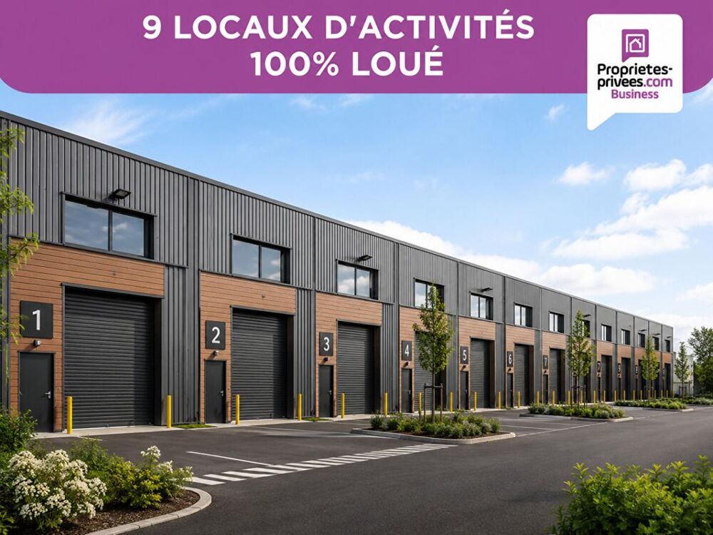  Secteur SENLIS - Ensemble 9 locaux d'activités 2200m2 sur 6000m2 de terrain 