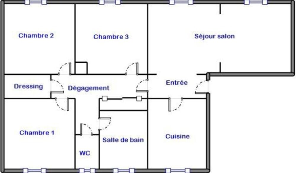 Appartement à vendre 4 pièces PALAISEAU (91)
