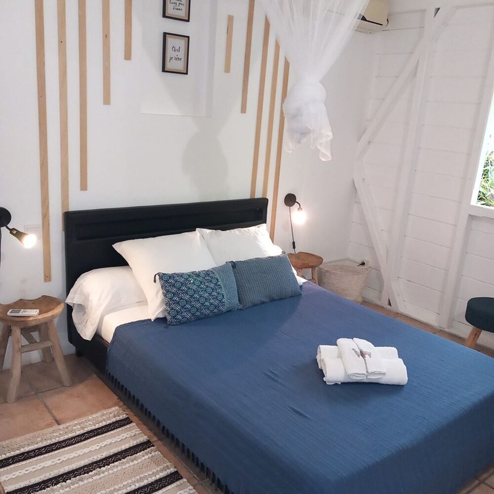 Havre Tropical avec bungalow et piscine 4P  Sainte-Anne