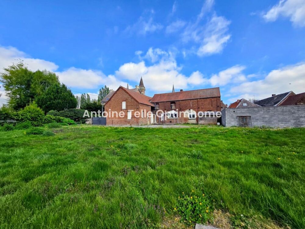 Vente Maison Poix du Nord 59218 - Ensemble immobilier (habitation, commerce, cour, terrain) sur 1620m² Poix du nord