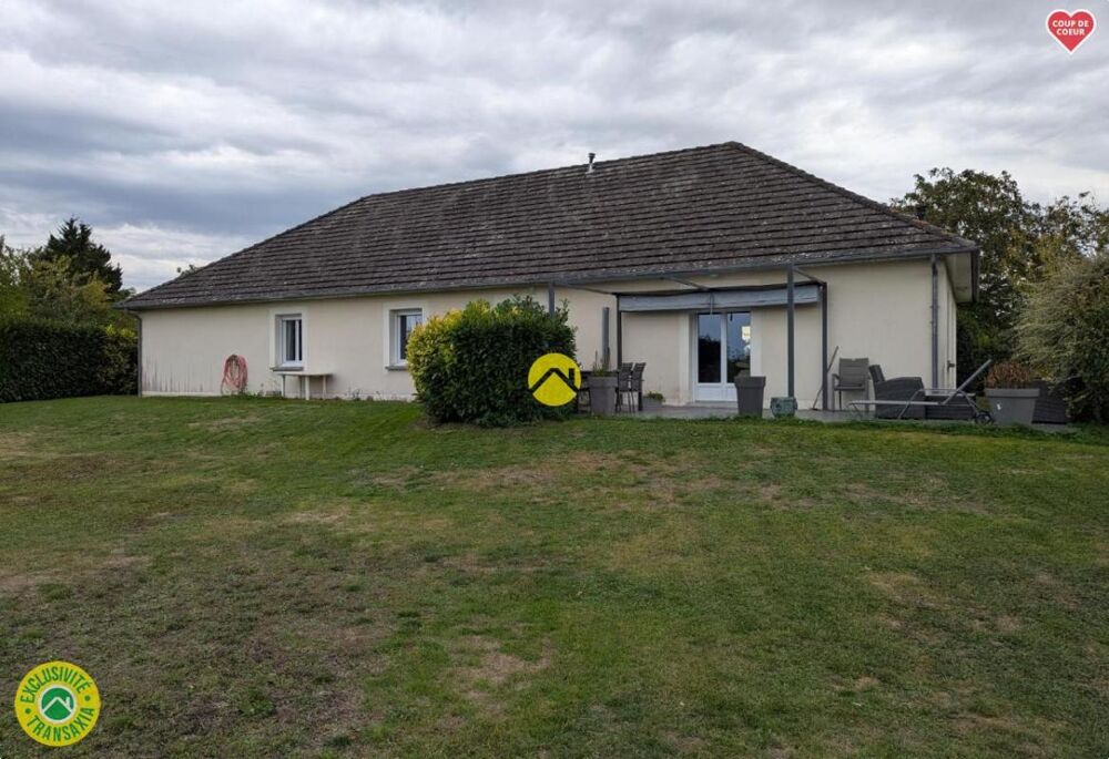 Plain-pied 4 ch. Terrain1500m²