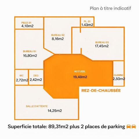 Local/bureau &agrave; vendre LA MADELEINE (59) 287500 59110 La madeleine