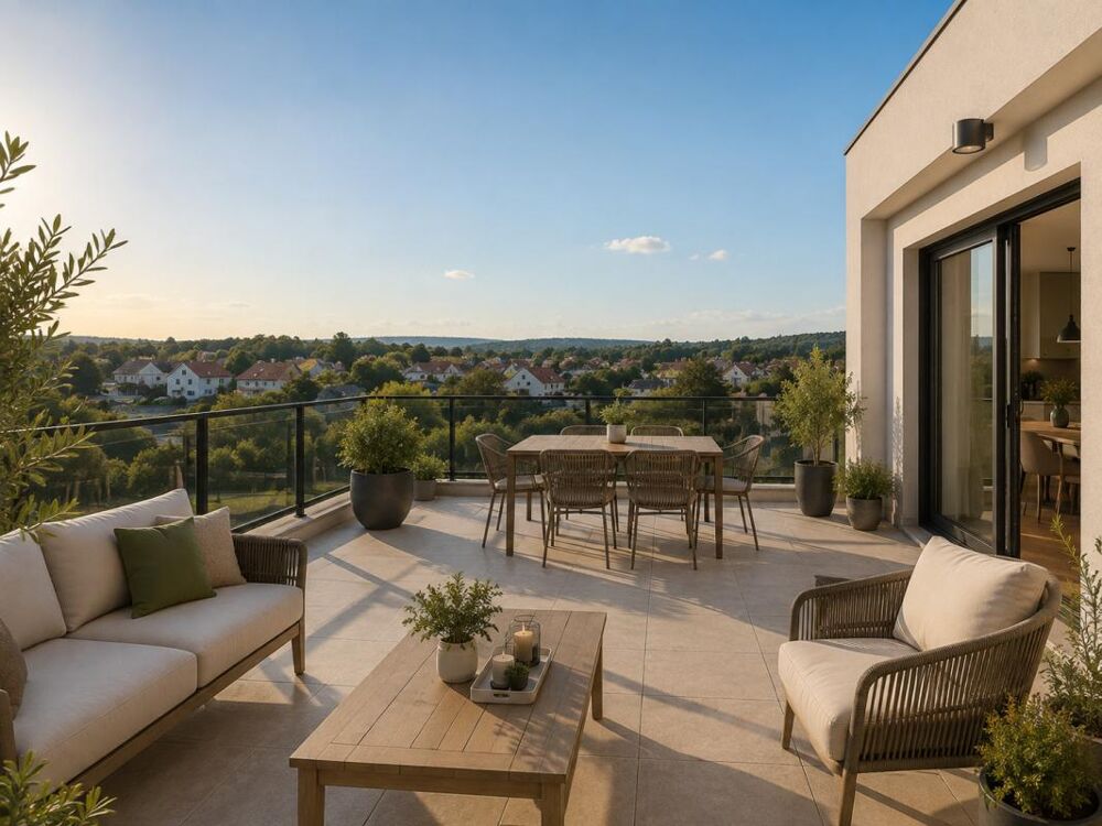T4 JASSANS-RIOTTIER 83m² - TERRASSE 28m² - GRAND SÉJOUR OUVERT