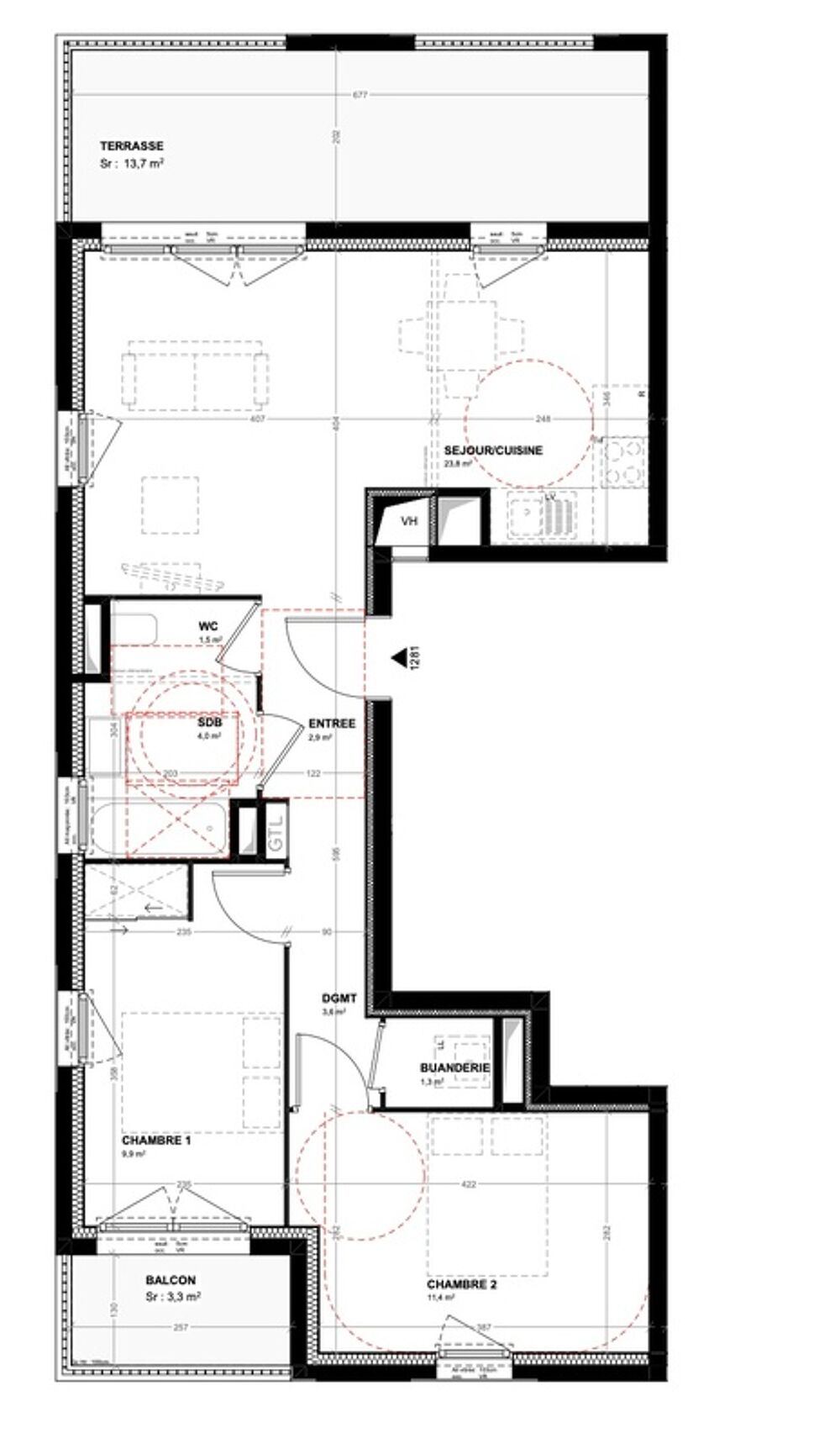 ? Appartement à vendre 3 pièces CLERMONT FERRAND (63) T3 d'Exception avec Grande Terrasse  L'Adresse de Prestige au Coeur de l'A