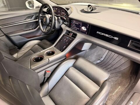 Taycan 4S 530ch- 5 places- pano- pack carbone- sport chrono- craie 2020 occasion 73000 Chambery