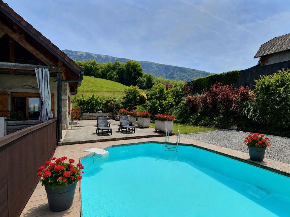 ANNECY SUD - GRUFFY - Ancienne fruitière rénovée + terrain constructible 1000 m² env