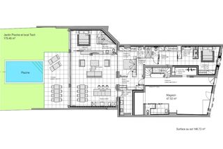  Appartement à vendre 6 pièces 146 m²
