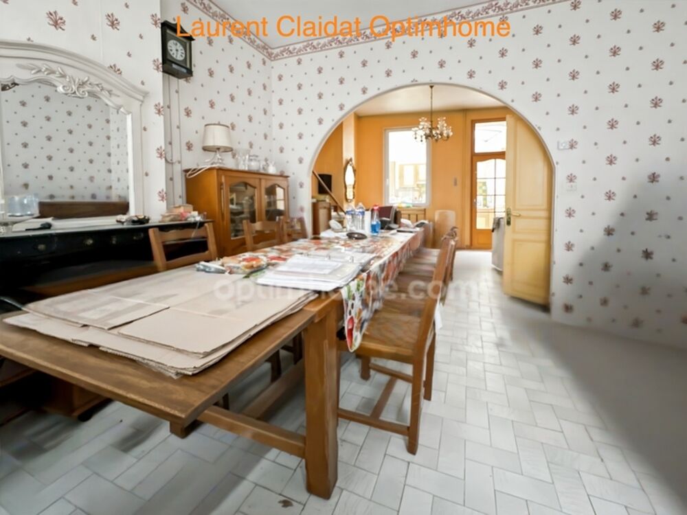 MAISON SAINT-QUENTIN  ENV.90 m²  3 CHAMBRES + BUREAU  SOUS-SOL