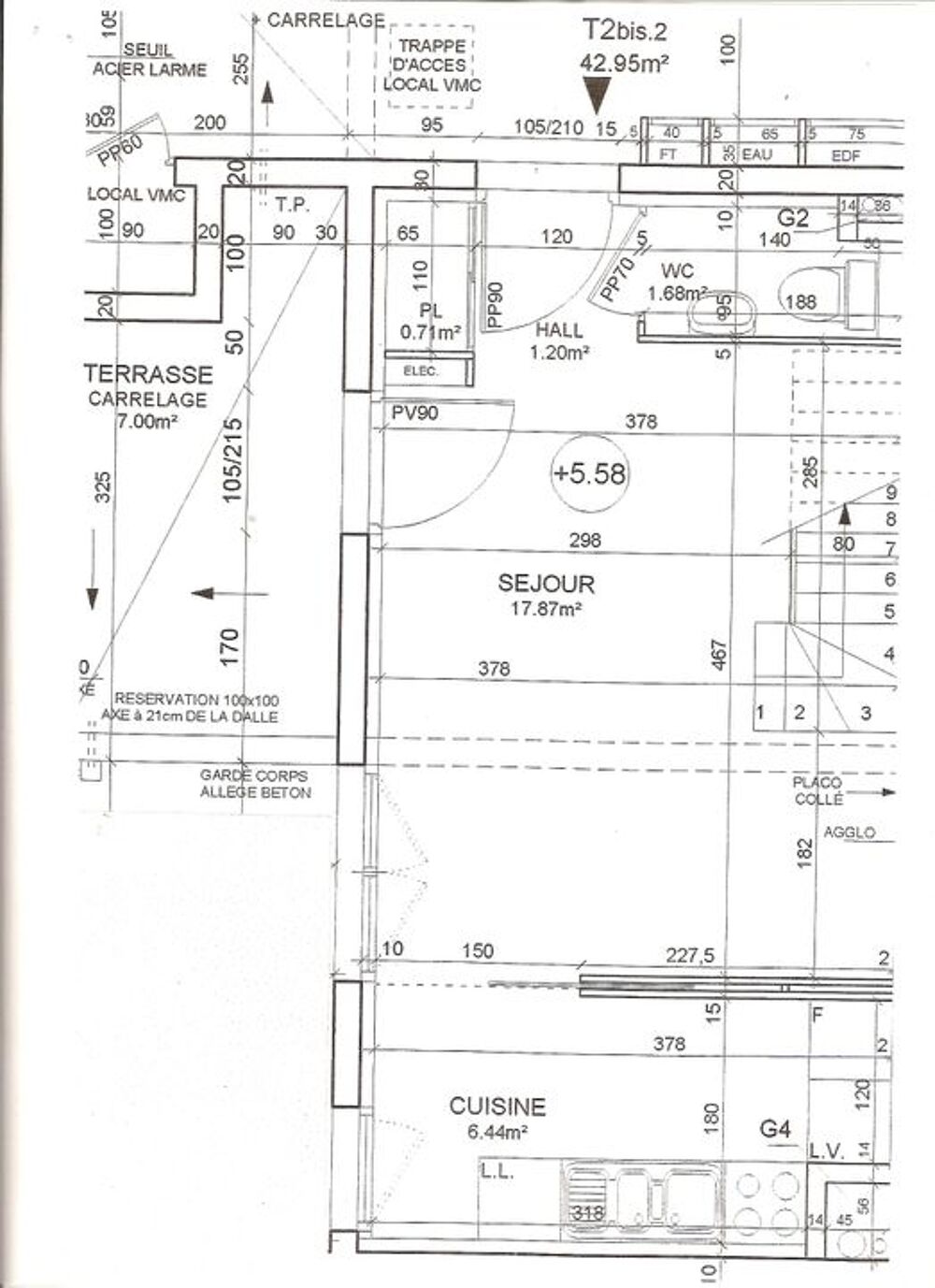 Location Appartement Appartement de 43m2 à louer sur Lyon 03 Lyon 3