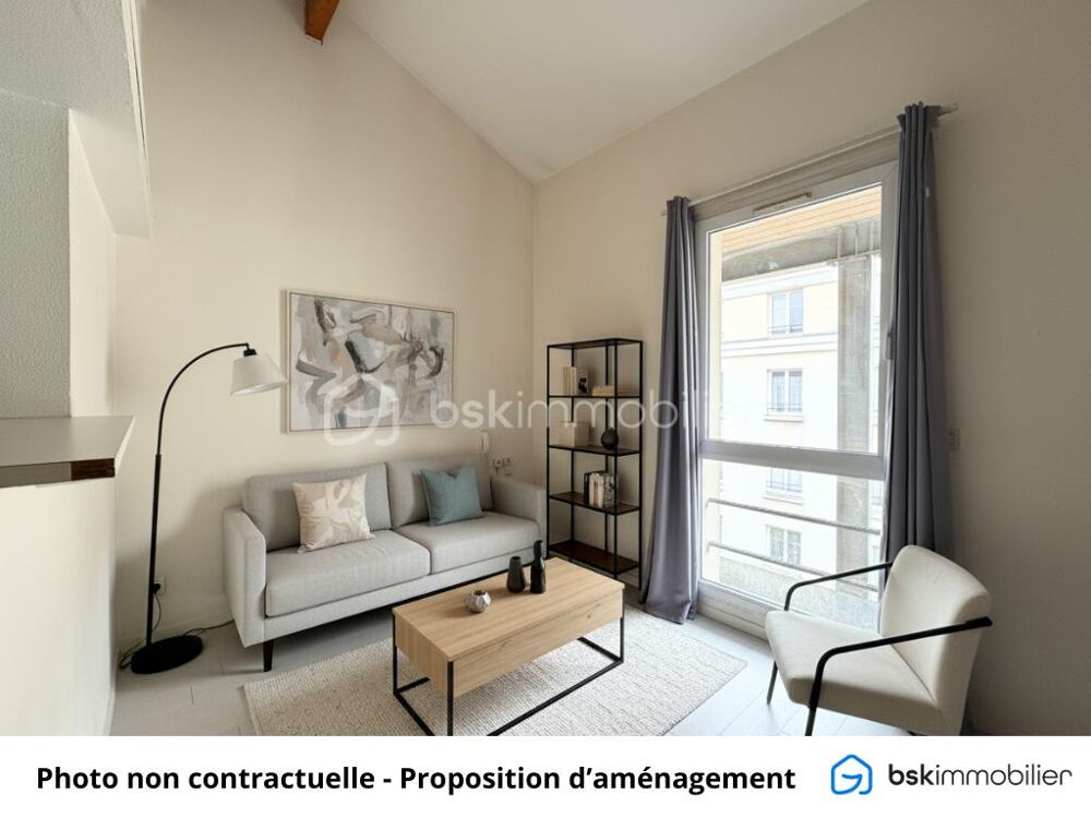 Charmant studio avec mezzanine  Dernier étage  Coeur de Bussy-Saint-Georges