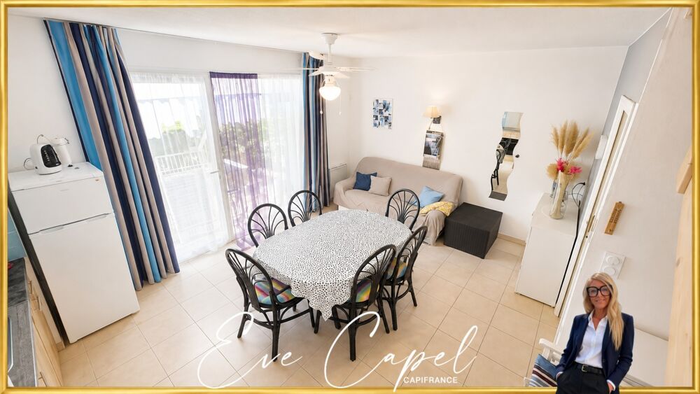 Vente Maison Maison à vendre 3 pièces LE CAP D'AGDE (34), Pavillon 2 chambres, secteur Rochelongue, dans résidence avec piscine et parking pr Le cap d agde