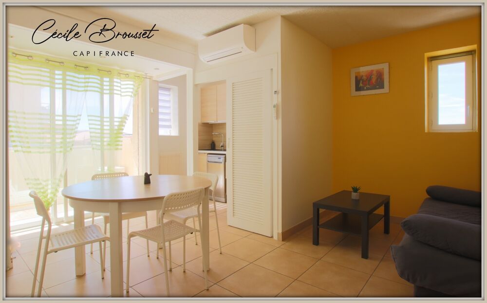 Appartement à vendre CANET EN ROUSSILLON  T2 EN FRONT DE MER AVEC VUE MER