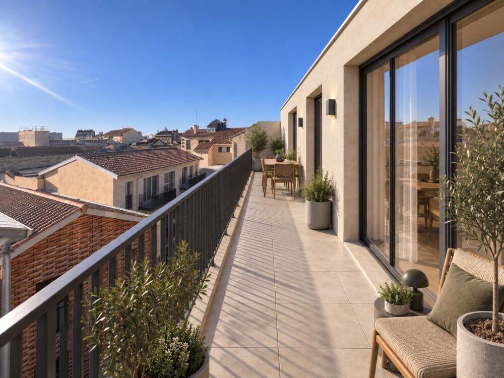 Vente Appartement Chartrons - Superbe Appartement T3 en dernier étage avec vue Bordeaux