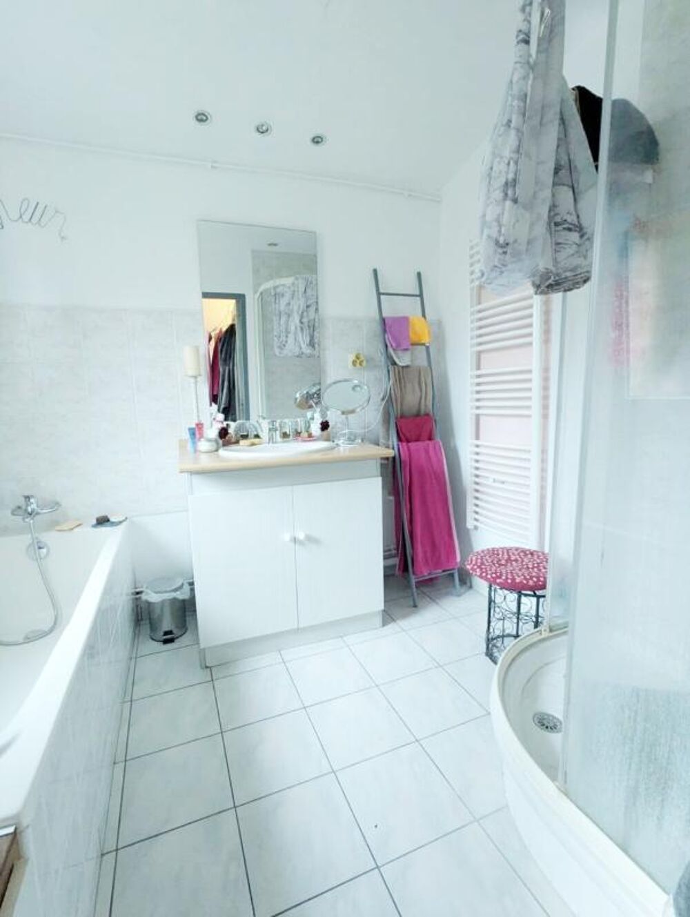 Maison de charme  90 m²  3 chambres  jardin clos  garage  PONTVALLAIN (72)