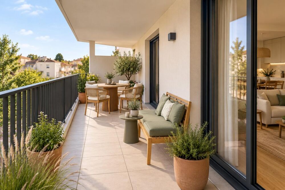 Vente Appartement **Deux chambres, une terrasse et votre jardin à Tresses** Tresses